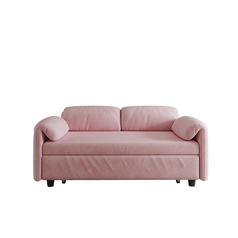 Sofa, Dual Purpose Lounge With Retractable Queen Size Bed by HouseOfZazla