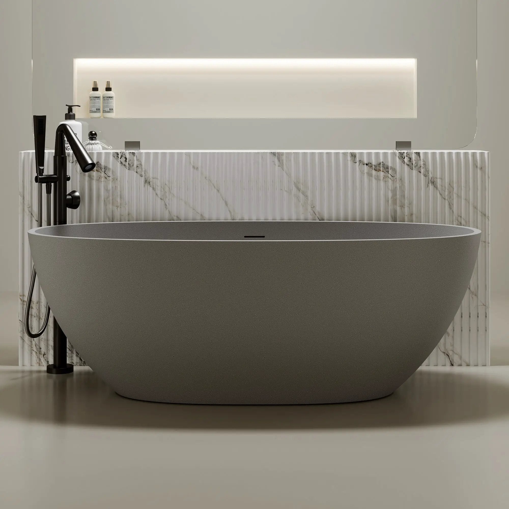 67" Freestanding Bathtub with Pop-up Drain by HouseOfZazla