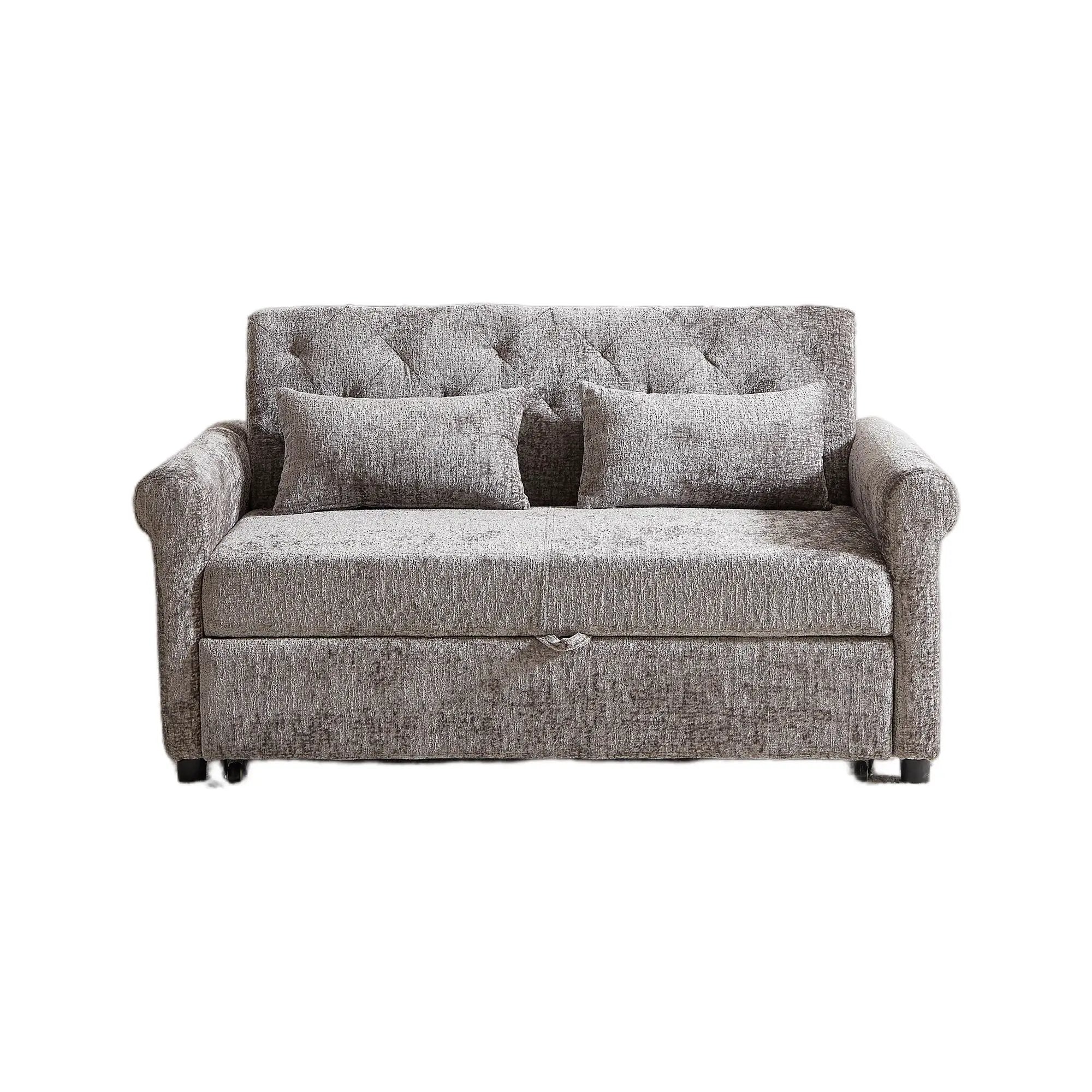 Loveseat Sofa Bed, Pull - Out Couch Sleeper & 2 Pillows by HouseOfZazla