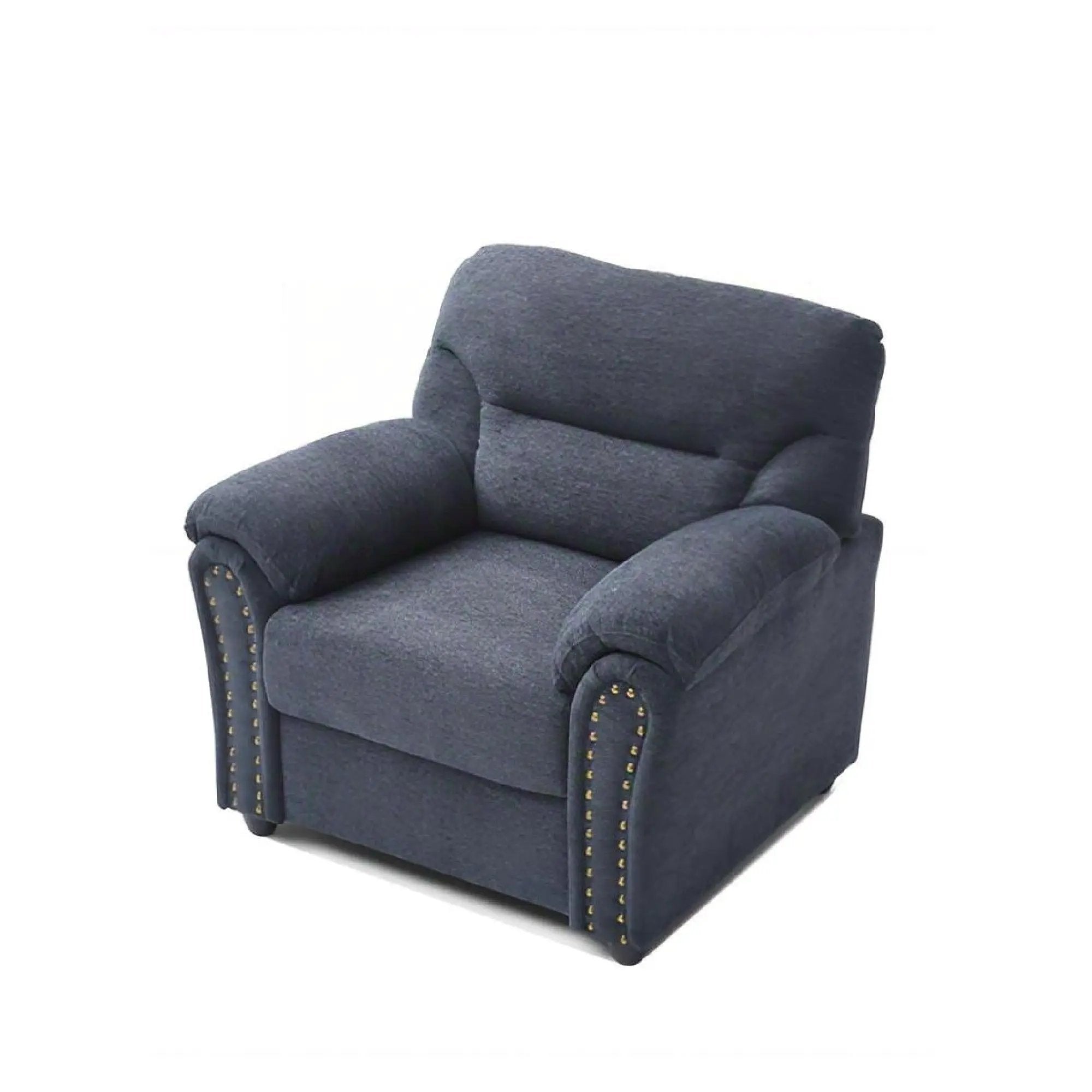 Hamilton - Chair With Hand Applied Nailhead Trim And Pillow Top Arm Cushions by Unique Piece Furniture