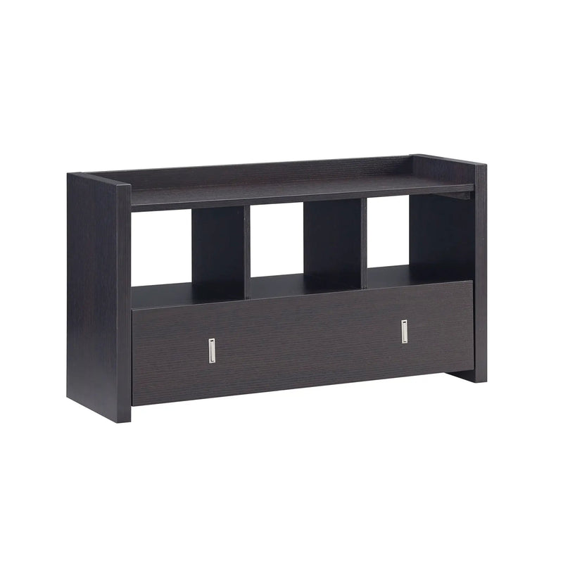 Shoe Entry Bench With Three Shelves, One Drawer With Divided Compartment by Unique Piece Furniture