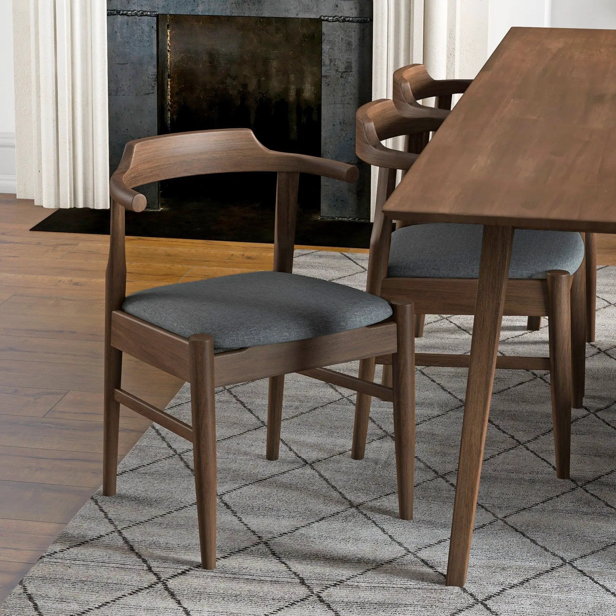 Daisy - Mid-Century Modern Dining Chair (Set of 2) by Unique Piece Furniture