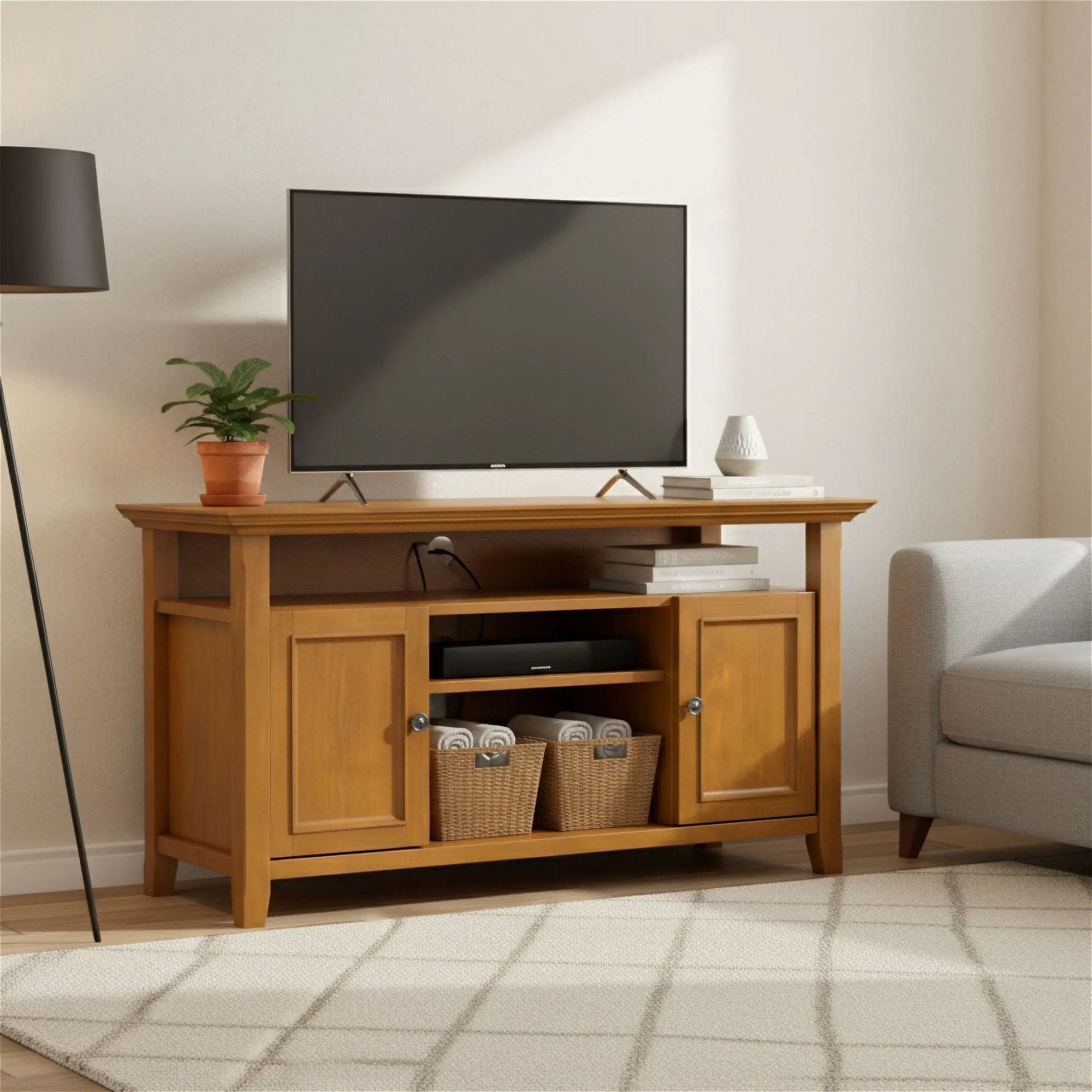 Amherst - TV Media Stand, Handcrafted by Unique Piece Furniture