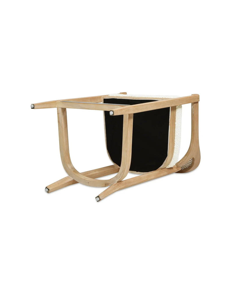 Americana - Mid-Century Modern Cane Back Counter Stool by HouseOfZazla