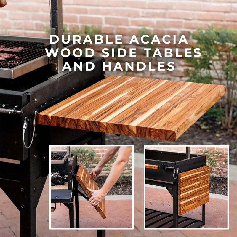 [09X02FT] Extra-Large Argentine Santa Maria Wood Fire And Charcoal BBQ Grill With Brasero (SAK75186) by SAKSBY WHOLESALE