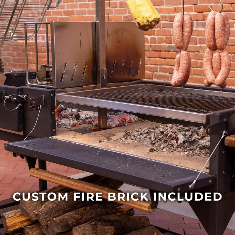 [09X02FT] Extra-Large Argentine Santa Maria Wood Fire And Charcoal BBQ Grill With Brasero (SAK75186) by SAKSBY WHOLESALE