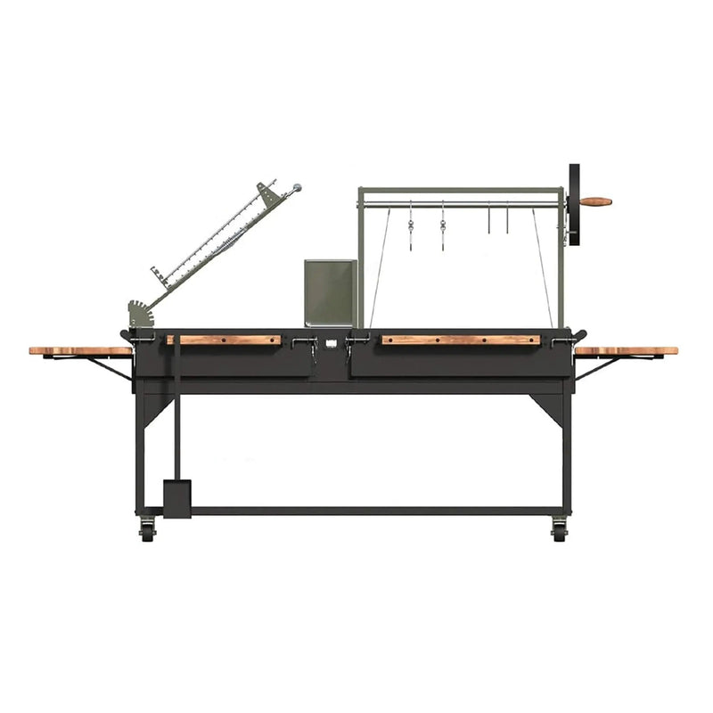 [09X02FT] Extra-Large Argentine Santa Maria Wood Fire And Charcoal BBQ Grill With Brasero (SAK75186) by SAKSBY WHOLESALE