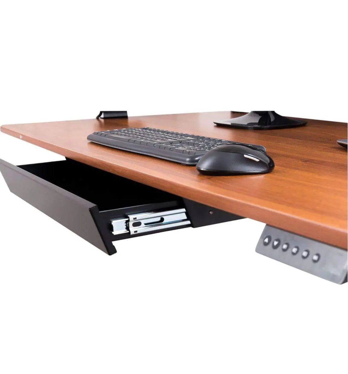 Stand Up Desk Store Add-On Office Sliding Under-Desk Drawer Storage by Selzalot