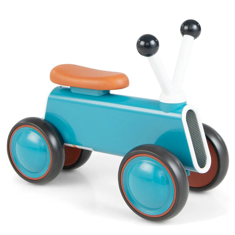 4 Wheels Baby Balance Bike without Pedal-Blue by DirectDeals