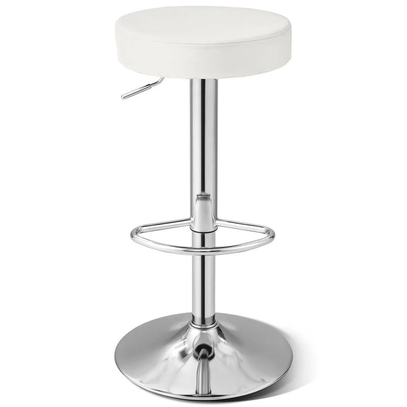 1 PC Round Bar Stool Adjustable Swivel Pub Chair by DirectDeals