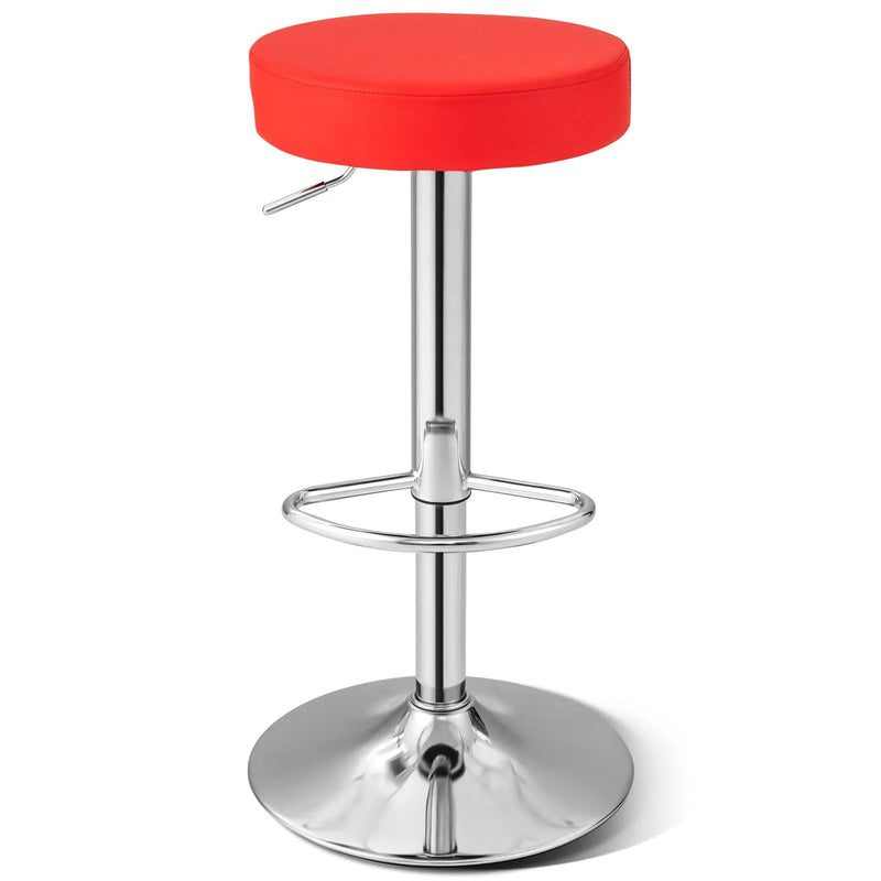 1 PC Round Bar Stool Adjustable Swivel Pub Chair by DirectDeals