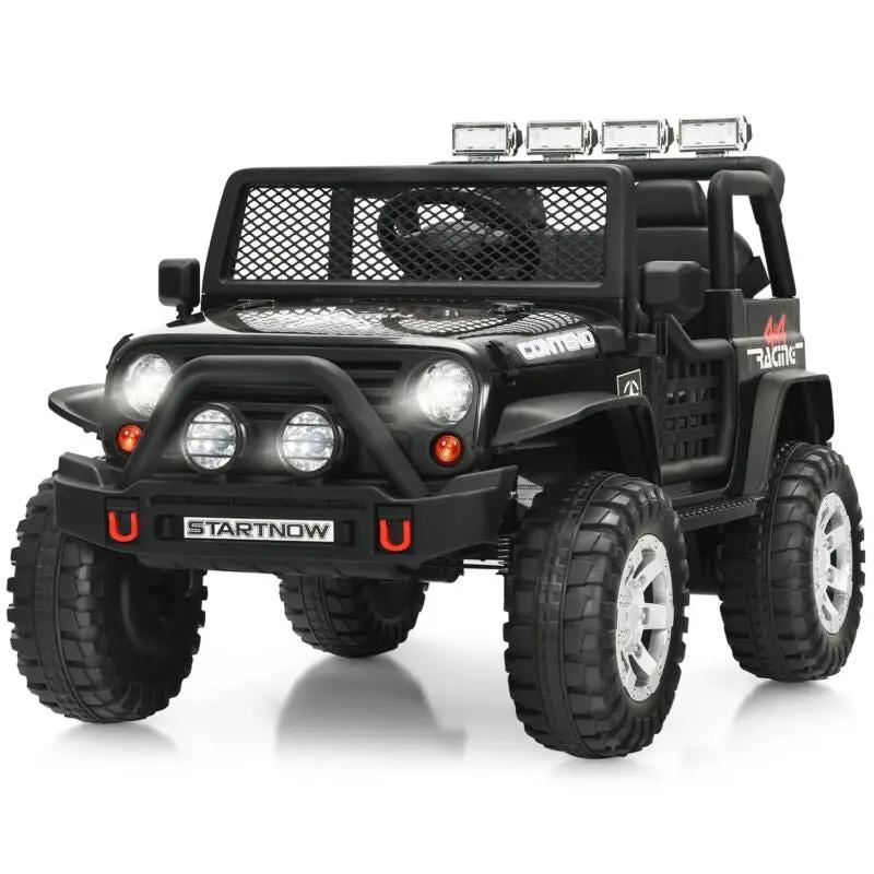 12V Kids Electric Ride On Truck with Remote Control and Operation Lever by DirectDeals