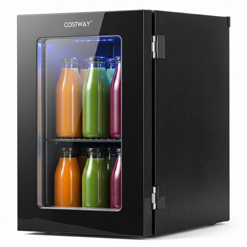 Beverage Refrigerator 0.6 Cu Ft 24 Can Countertop Mini Fridge by DirectDeals