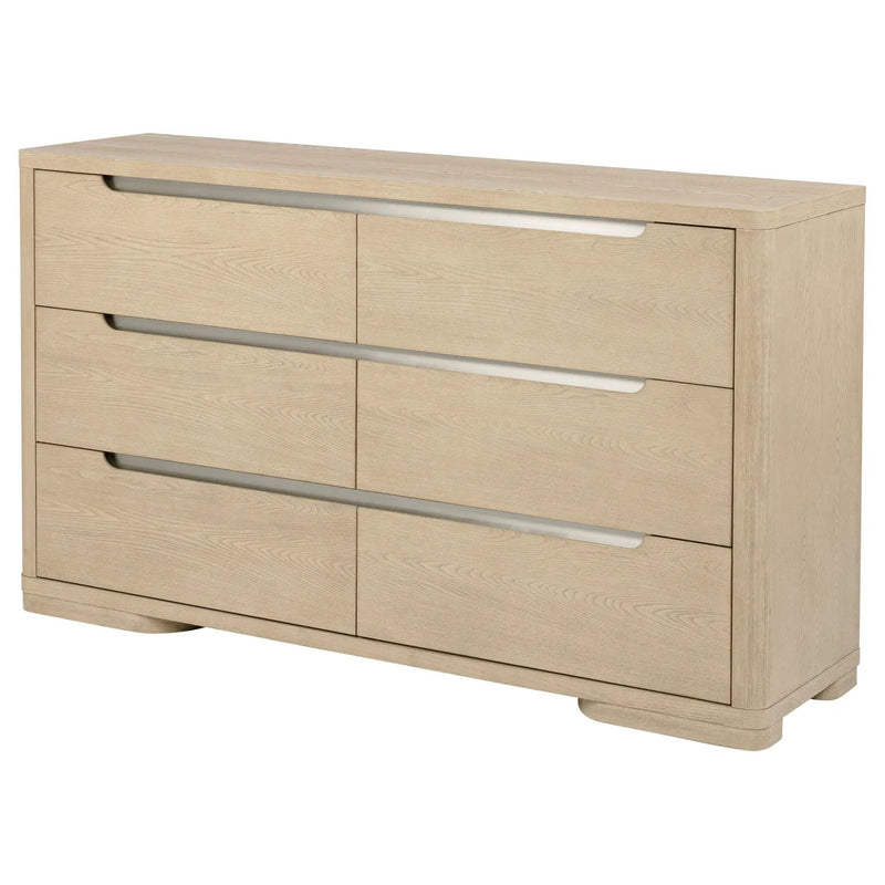 Mirador - 6 Drawer Bedroom Dresser - Natural by HouseOfZazla
