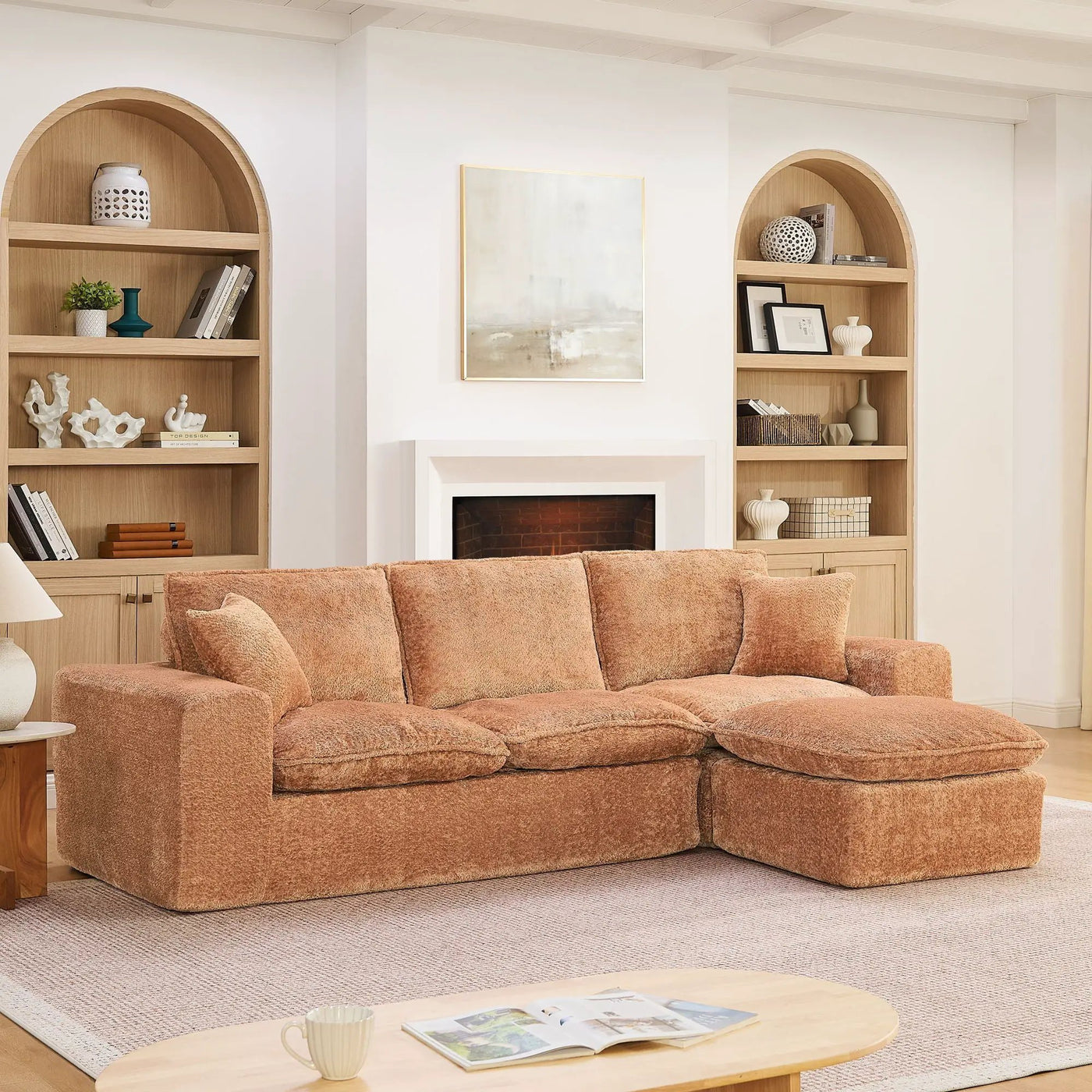 Sectional Sofa With Moveable Ottoman by HouseOfZazla