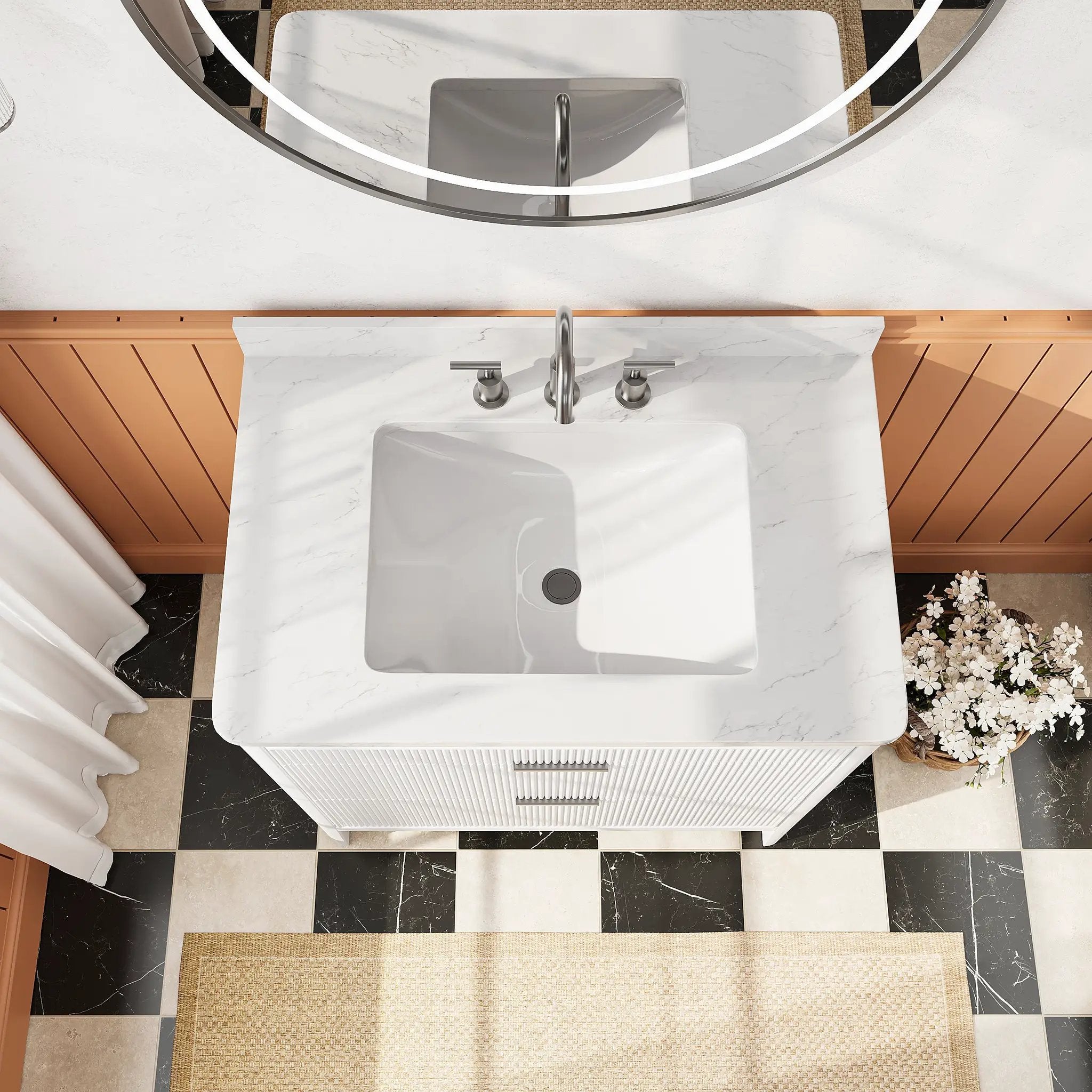 Fully Assembled 36'' Bathroom Vanity by HouseOfZazla