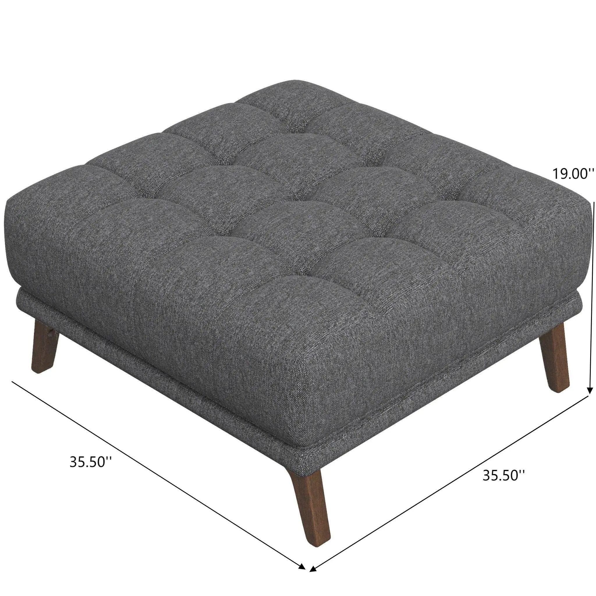 Addison - Square Upholstered Ottoman by Unique Piece Furniture