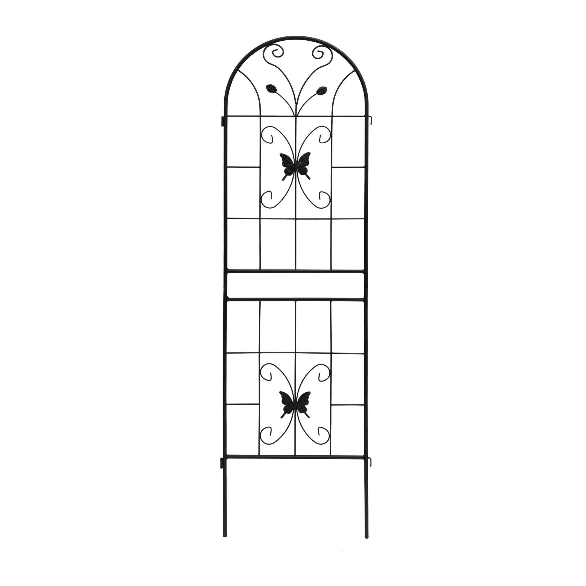 2 Pack Metal Garden Trellis 71" x 19.7" Rustproof Outdoor Support by HouseOfZazla