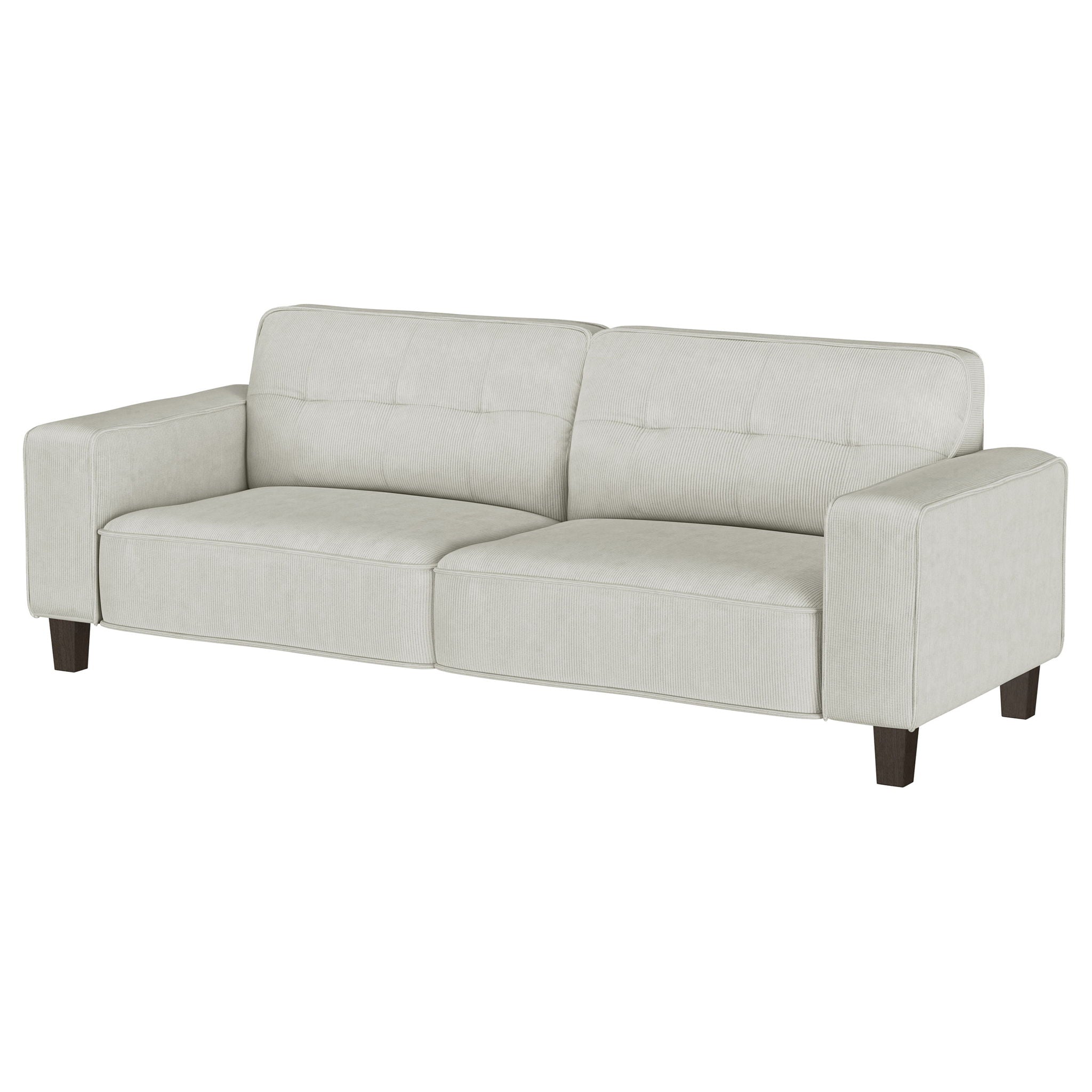 Evoke - Upholstered Tufted Sofa - Greige by HouseOfZazla