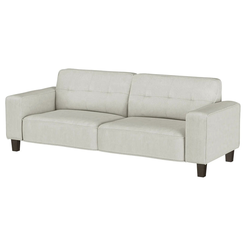 Evoke - Upholstered Tufted Sofa - Greige by HouseOfZazla