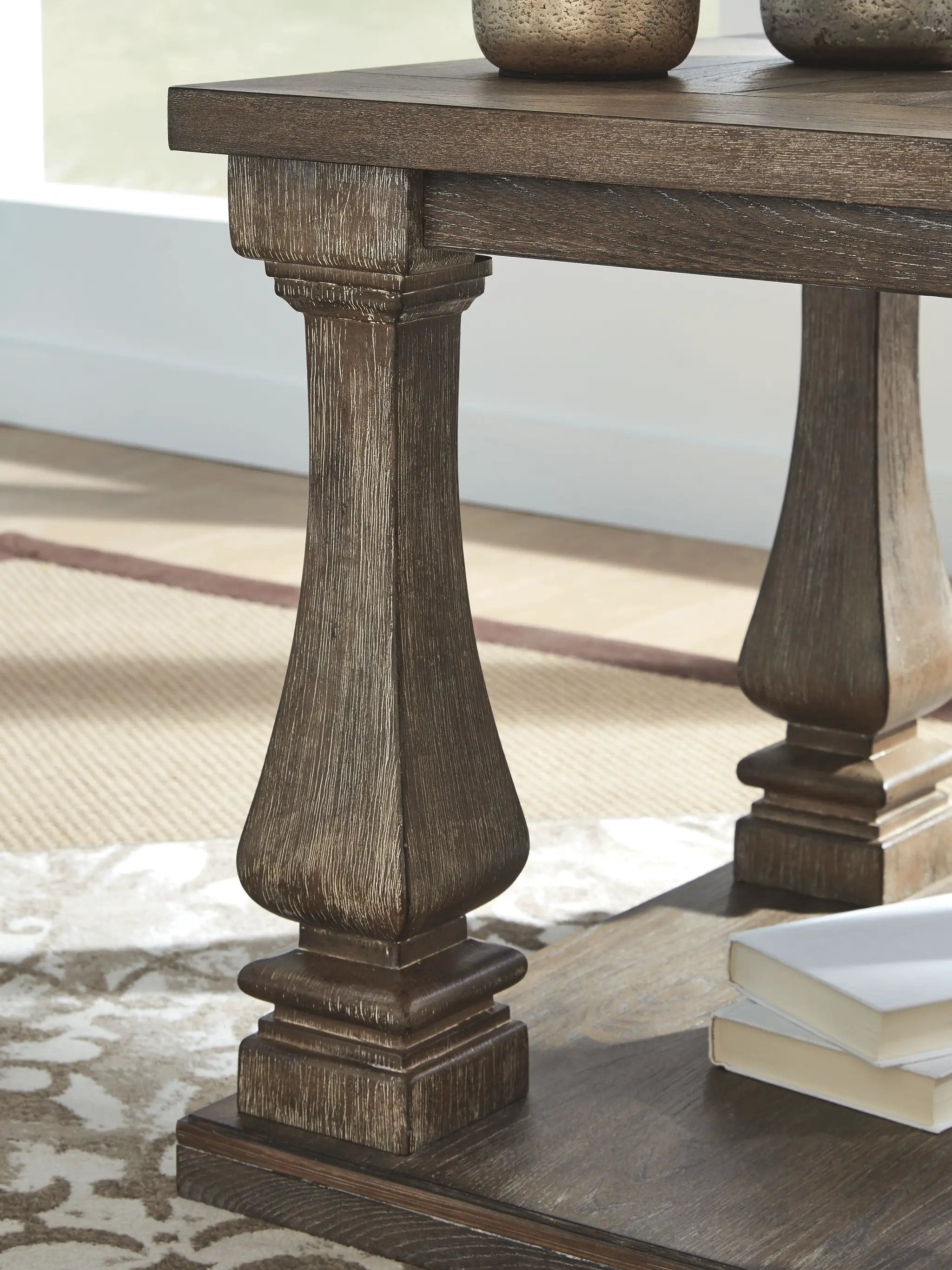 Johnelle - Rectangular End Table - Gray by Unique Piece Furniture