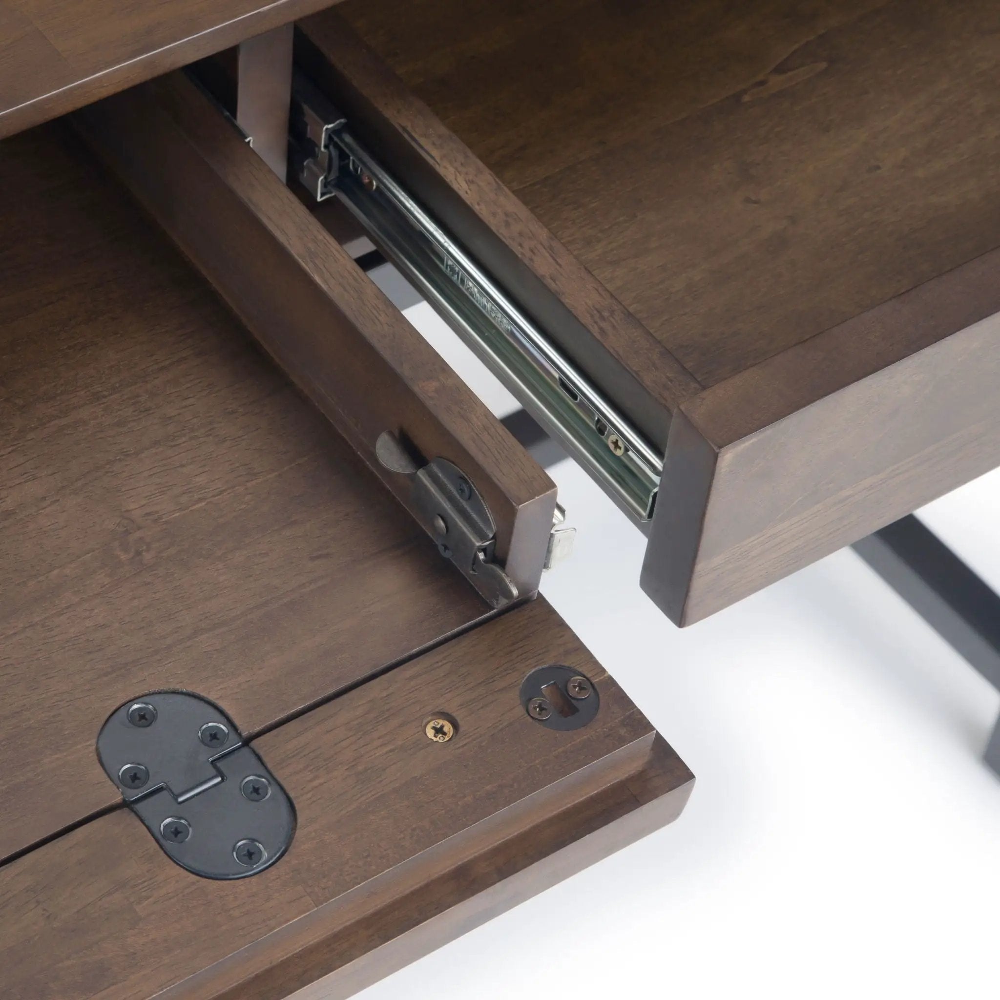 Banting - Mid Century Wide Desk, Handcrafted by Unique Piece Furniture