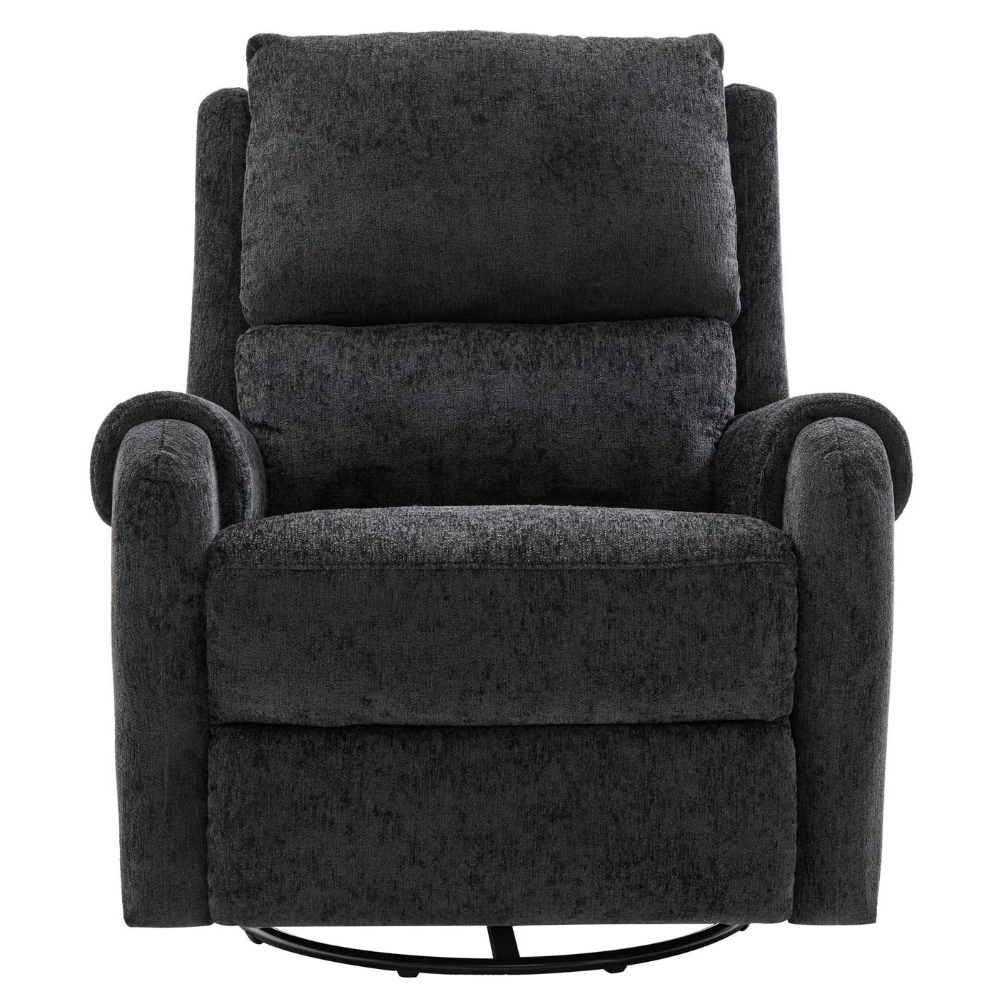Manual Recliner Massage Chair With Swivel Rocker, 8 Massage Modes, Side Storage Pocket by Unique Piece Furniture