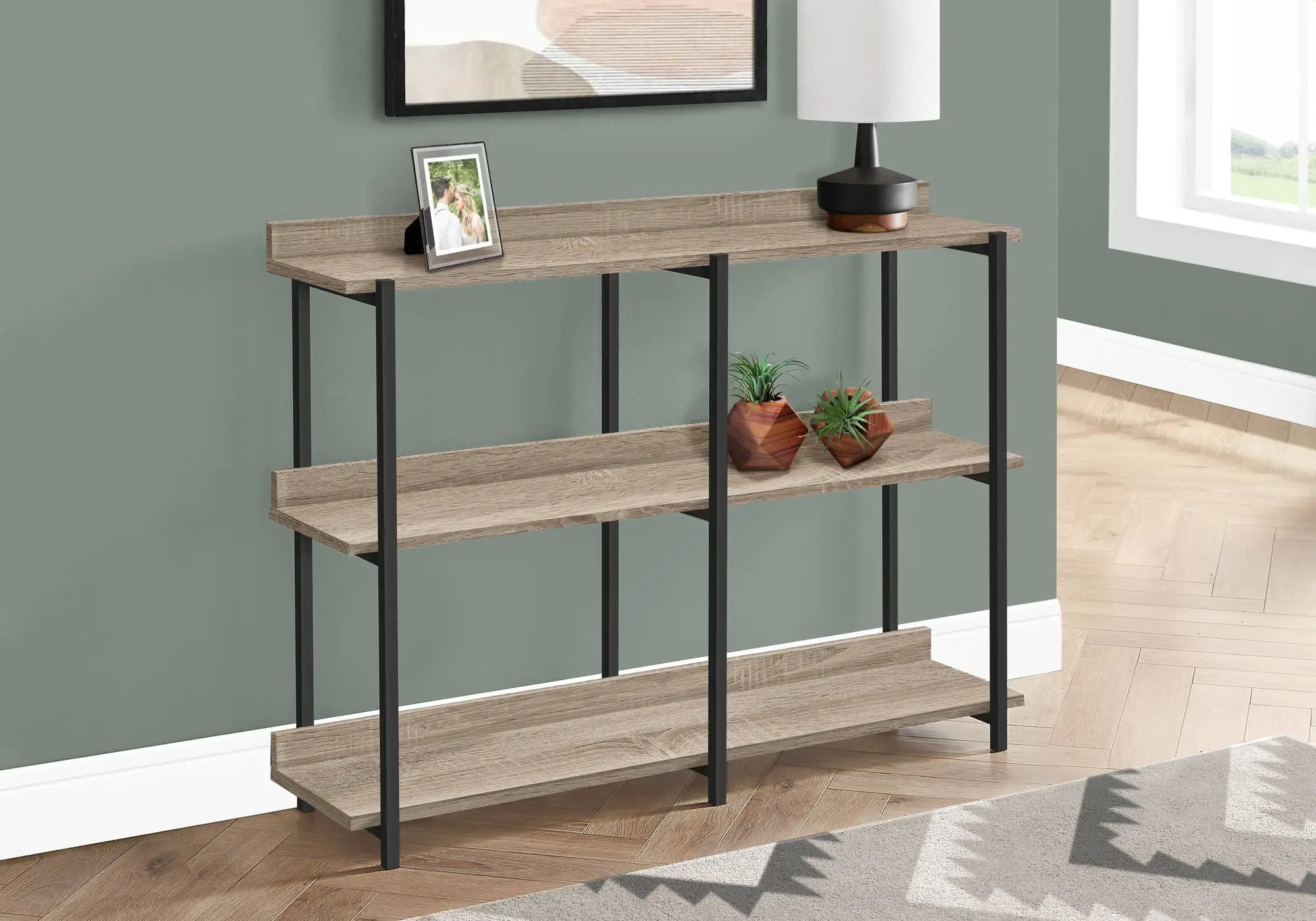 Accent Console Table For Entryway, Symmetrical Display by Unique Piece Furniture