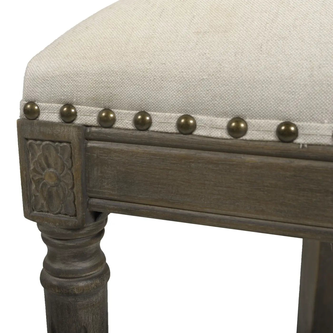 Paris - Farmhouse Counter Height Bar Stool With Backrest by Unique Piece Furniture