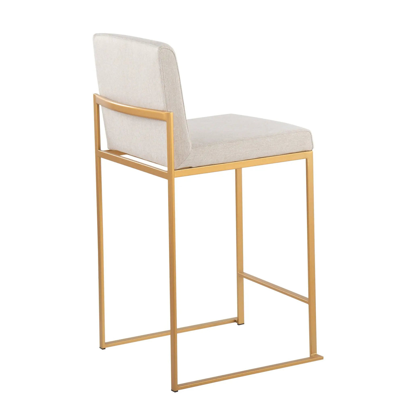 Fuji - Contemporary High Back Stylish Counter Stool by HouseOfZazla