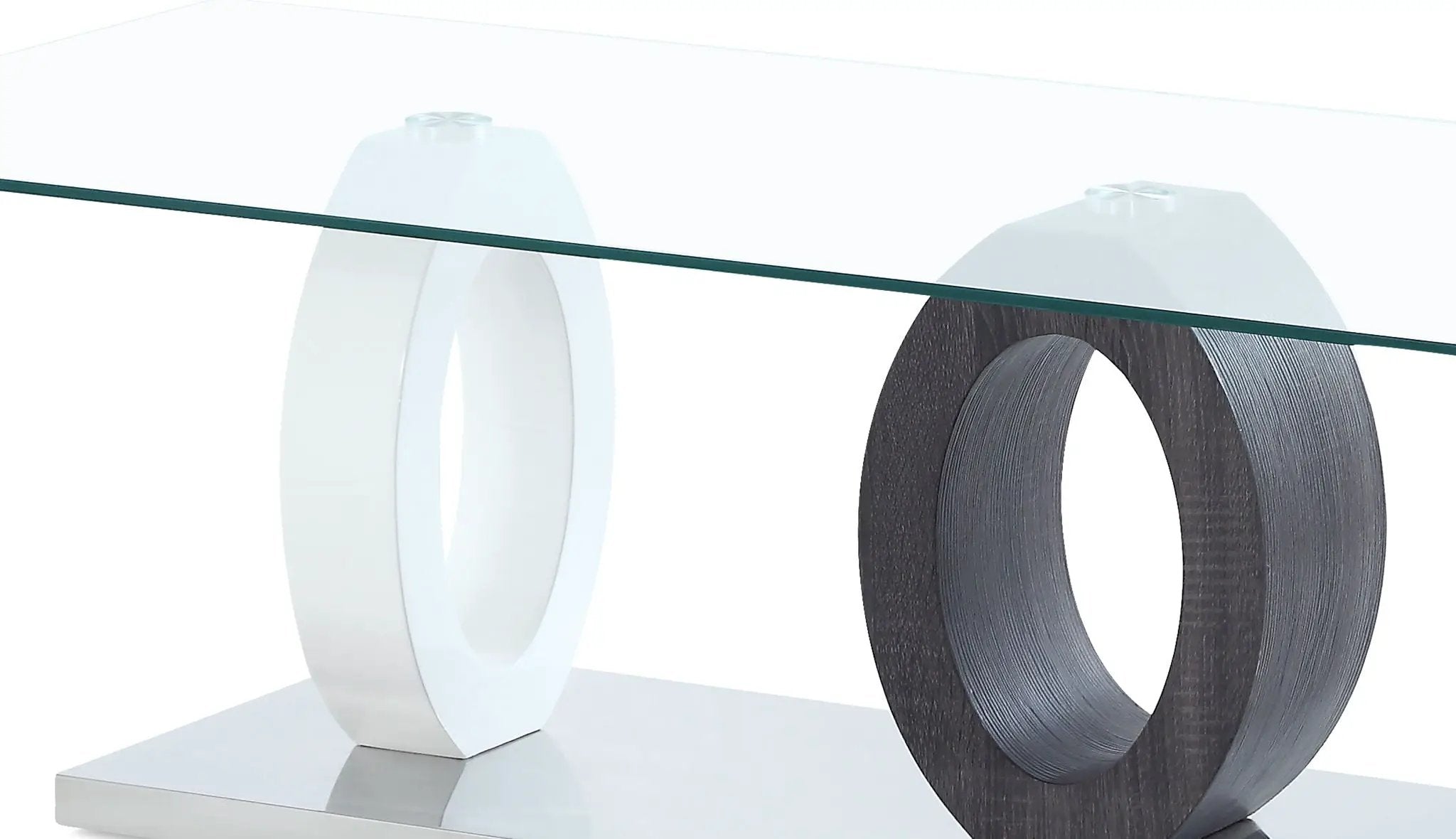 Tracker - Coffee Table - Brown / White by HouseOfZazla
