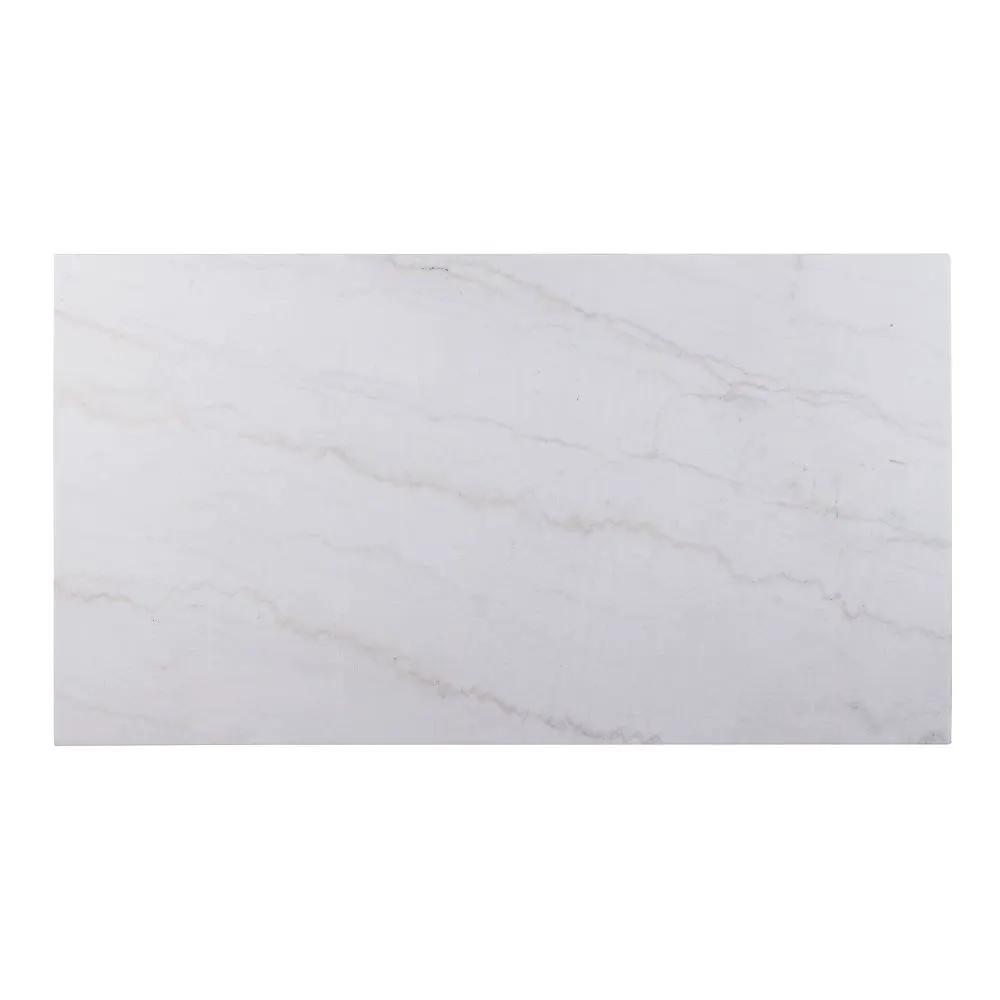 Gerardo - 30" Dining Table - White Marble Top & Weathered Espresso by Unique Piece Furniture