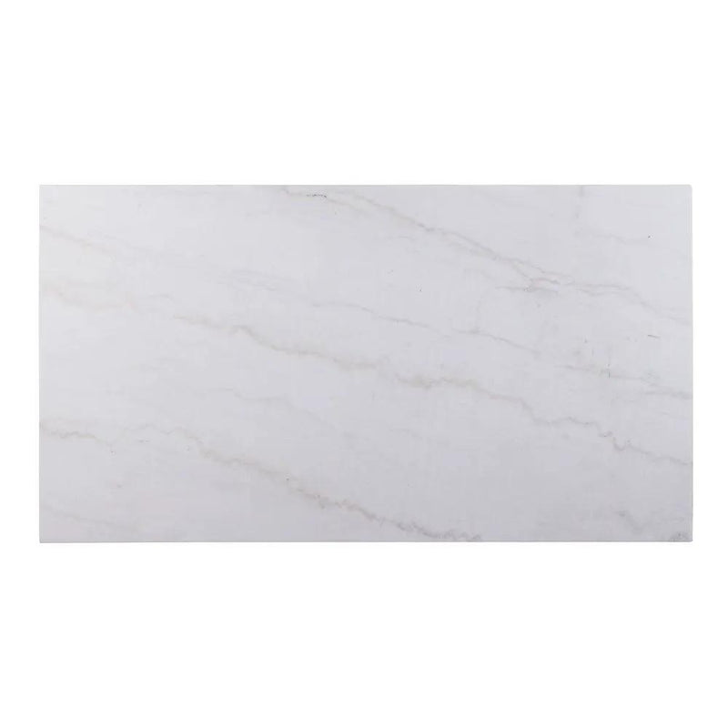 Gerardo - 30" Dining Table - White Marble Top & Weathered Espresso by Unique Piece Furniture