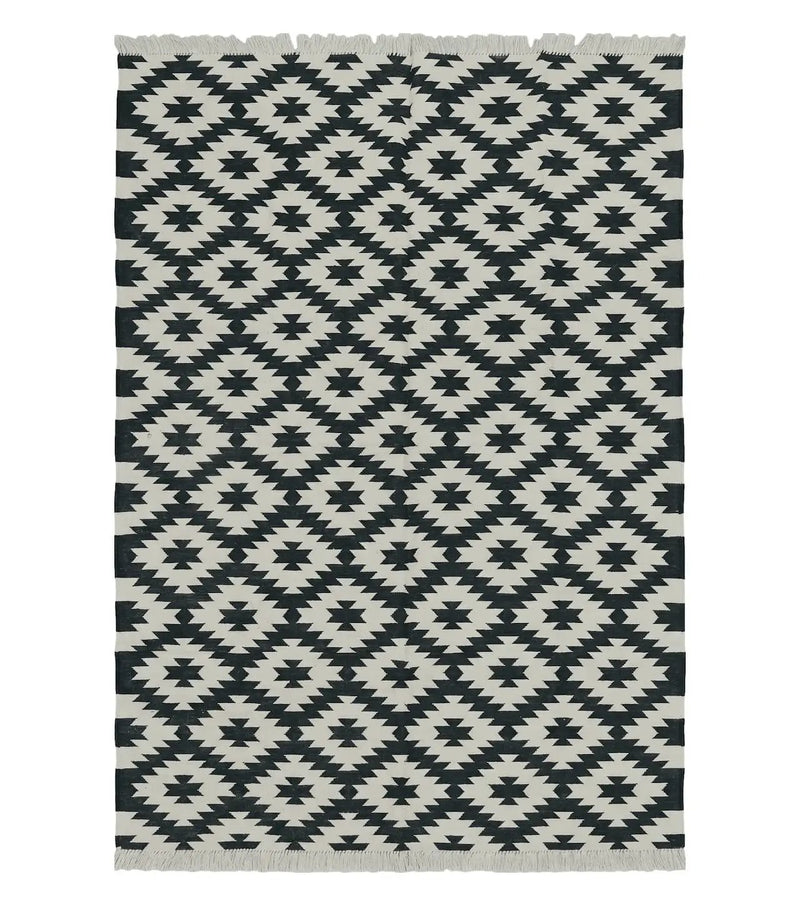 4' X 6' Hand Woven Wool Rug Contemporary Kilim Dhurrie Modern Oriental Area Rug by Jewel Rugs