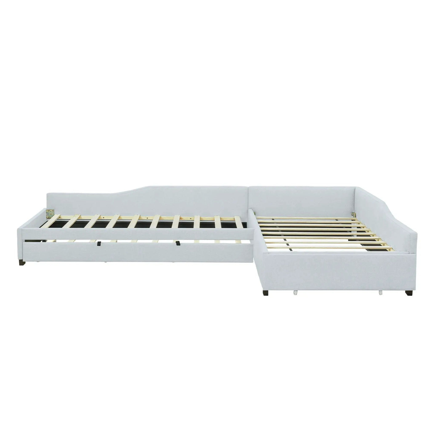 Upholstered Double Daybed With Trundle And Drawer by Unique Piece Furniture