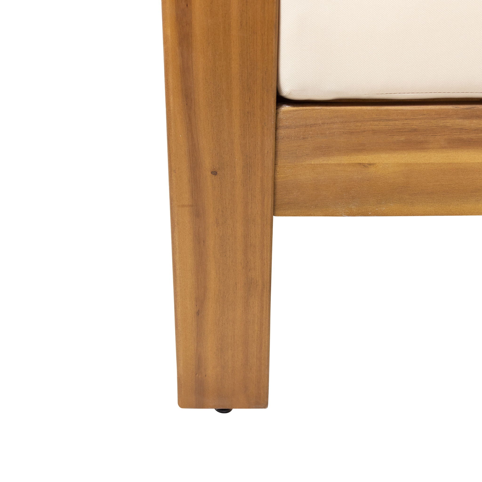 Acacia Wood Loveseat And Coffee Table Set With Cushions by HouseOfZazla