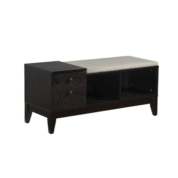 Boyet - Bench - Cream Fabric & Black