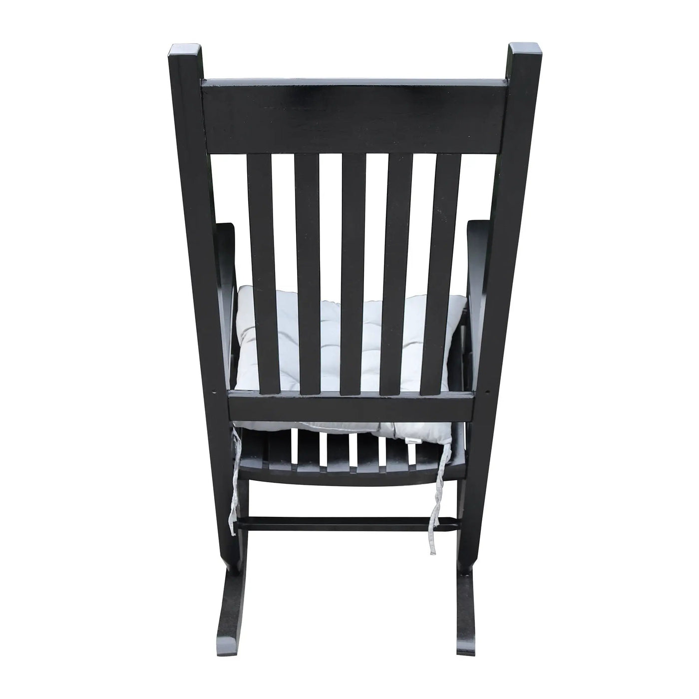 Classic Wooden Porch Rocker Chair Populus Wood Comfortable Design by Unique Piece Furniture