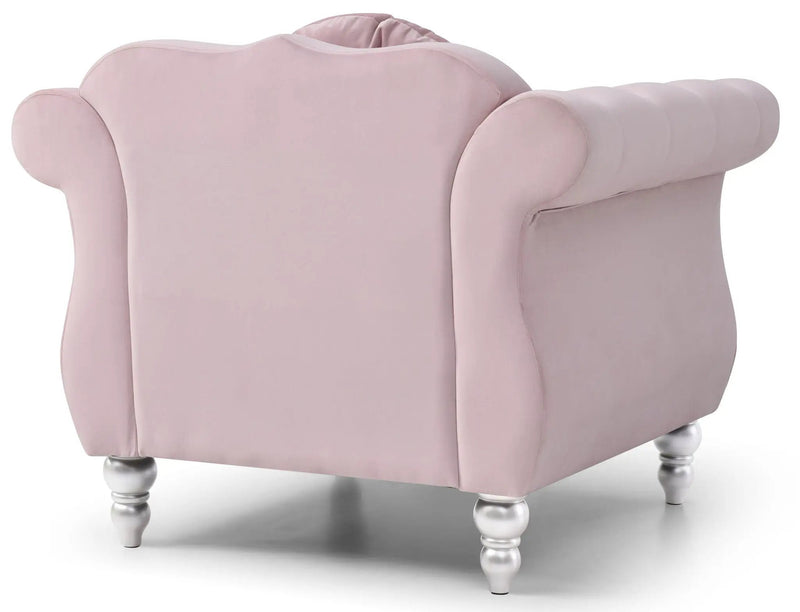 Chic Transitional Flared Arm Chair by HouseOfZazla