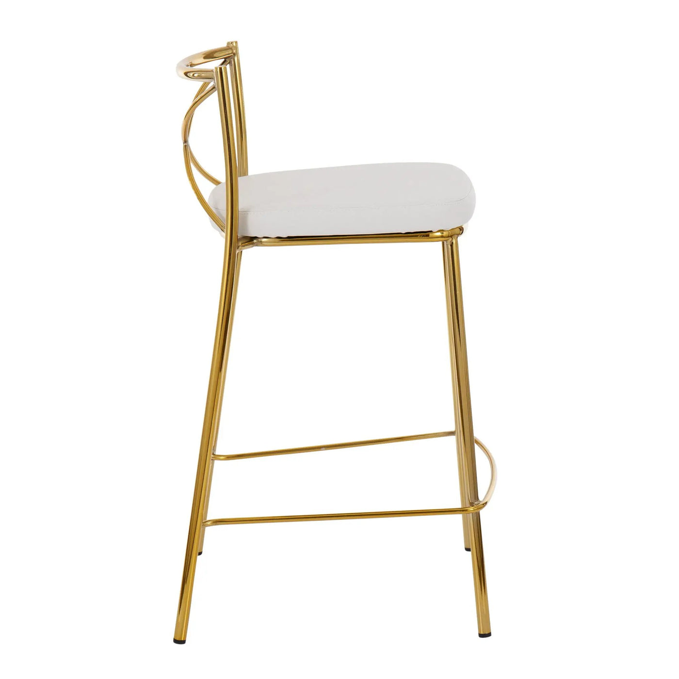 Modern Charlotte - Contemporary Fixed Height Counter Stool (Set of 2) by HouseOfZazla
