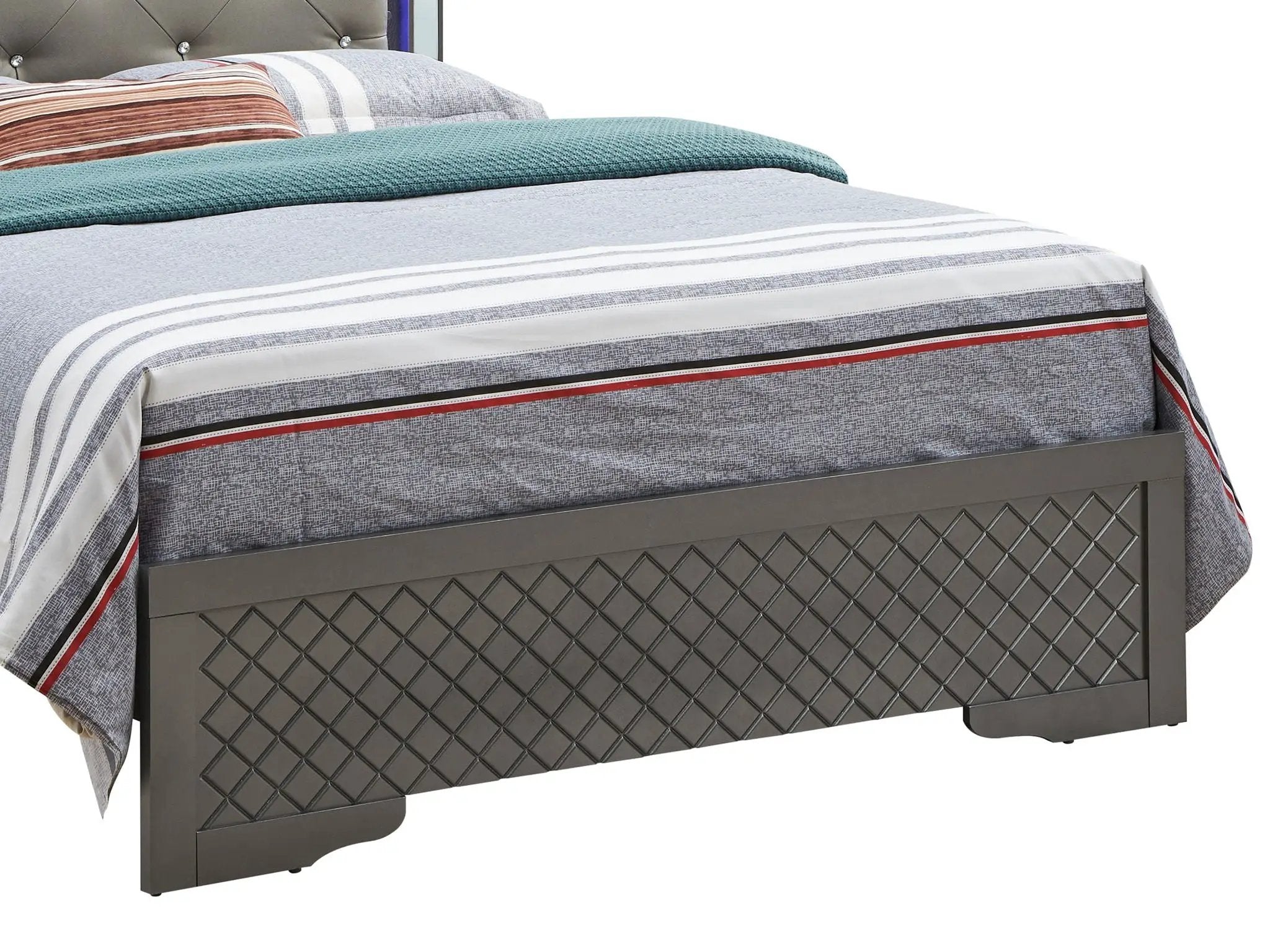 Verona - Full Bed - Metalic Black by Unique Piece Furniture
