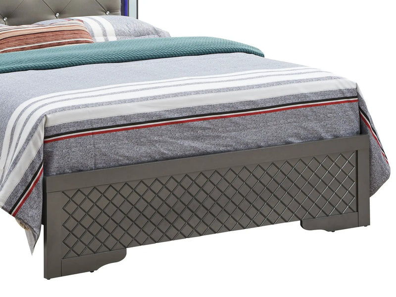 Verona - Full Bed - Metalic Black by HouseOfZazla