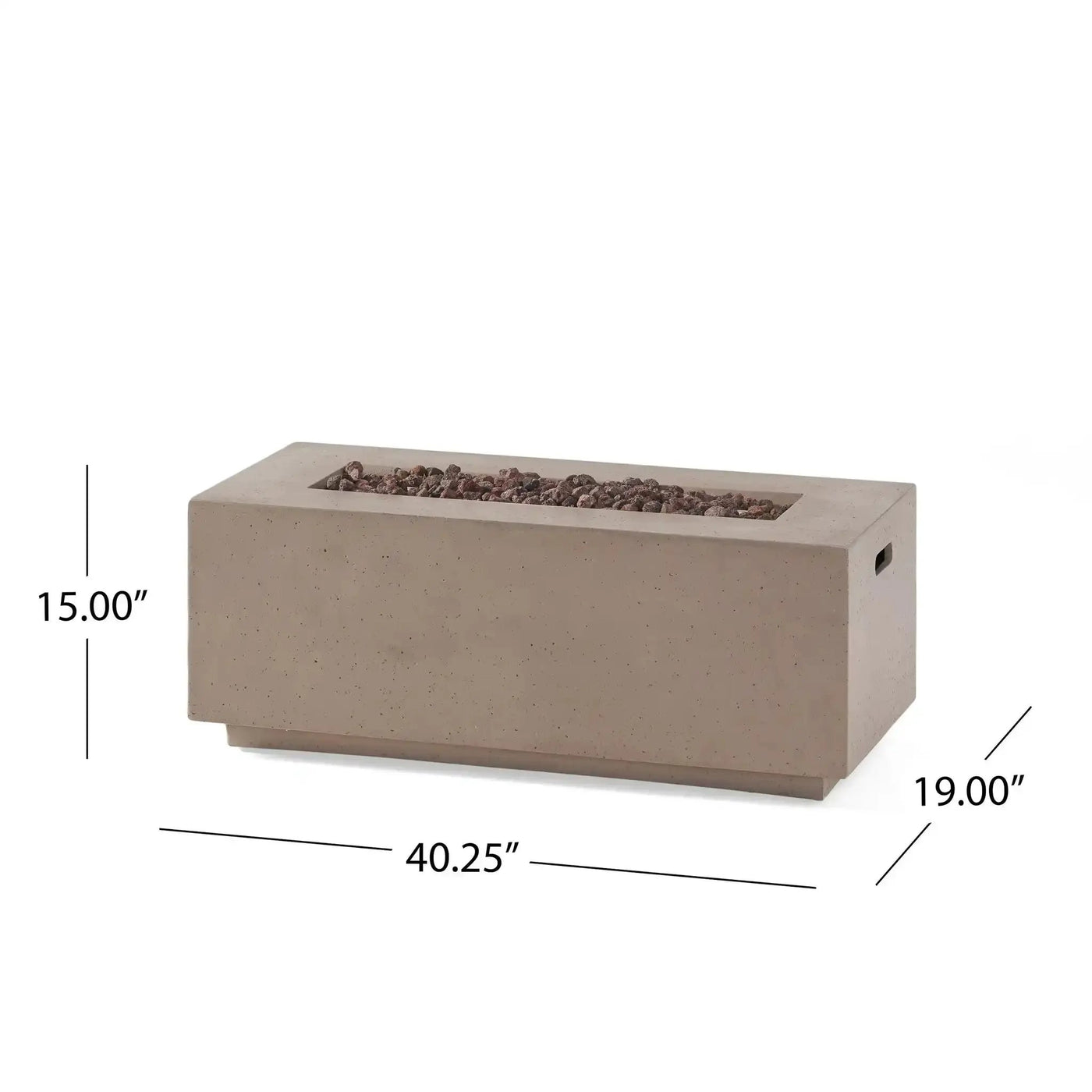 Contemporary Outdoor 40,000 Btu Propane Fire Pit by HouseOfZazla