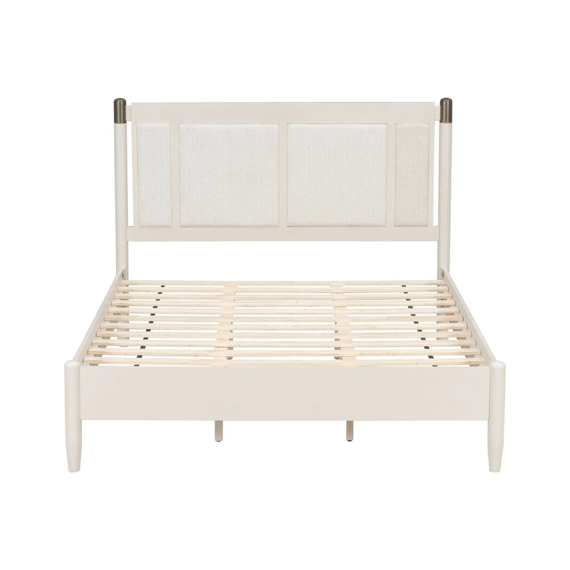Solid Wood Queen Bed - Heavy Duty Support by HouseOfZazla