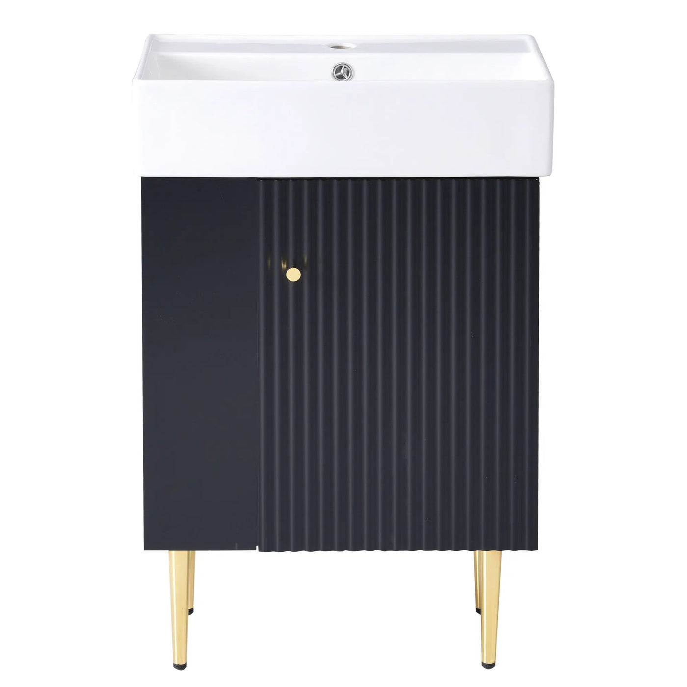 Bathroom Vanity, Combo Cabinet, Bathroom Storage Cabinet, Single Ceramic Sink by HouseOfZazla