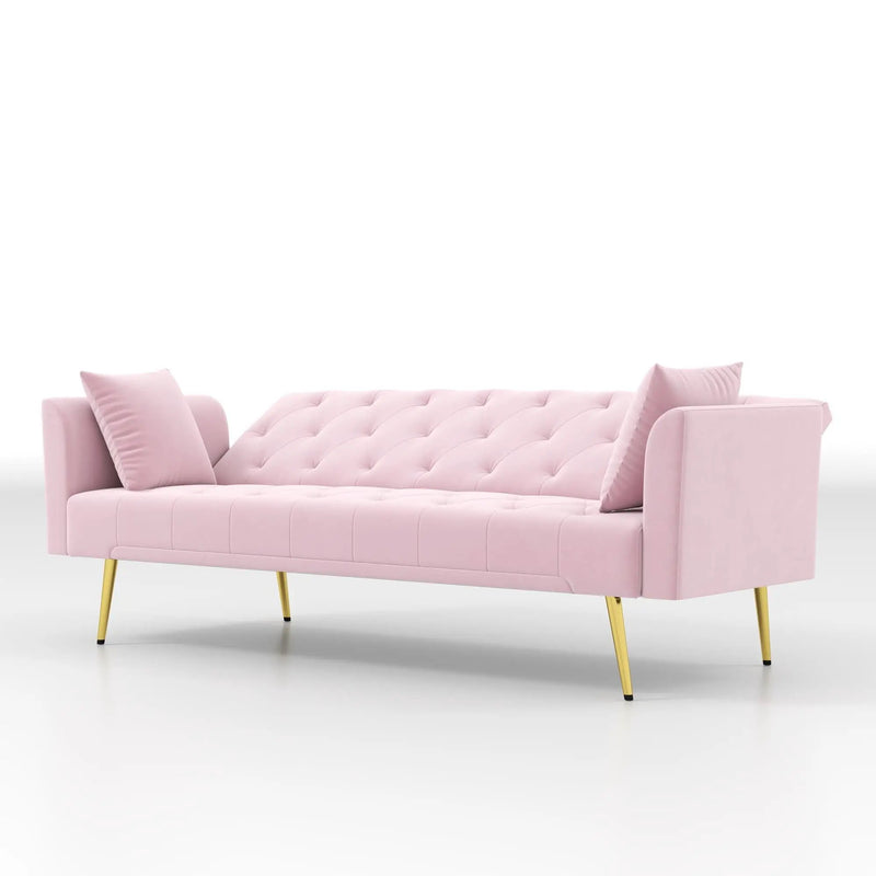 Modern Convertible 72 Inch Foldable Sleeper Sofa by HouseOfZazla