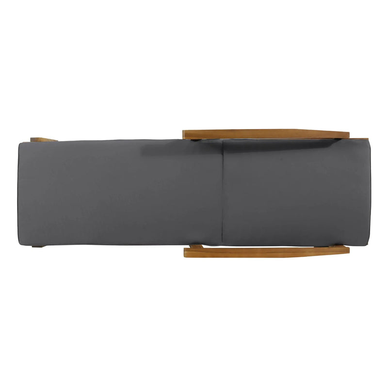 Jason Chaise Lounge Adjustable Acacia Wood Outdoor Furniture by HouseOfZazla