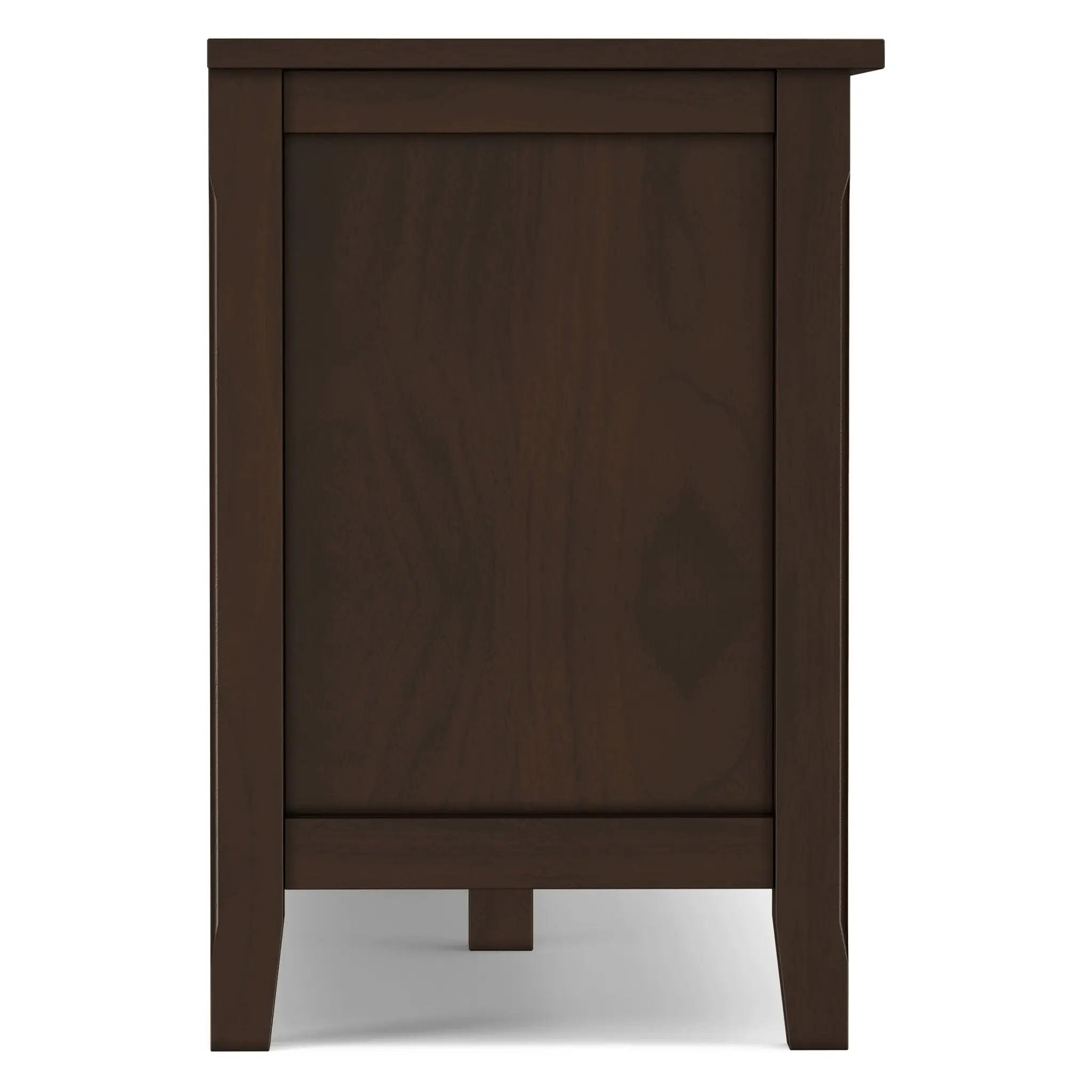 Warm Shaker - TV Media Stand Handcrafted - Tobacco Brown by Unique Piece Furniture