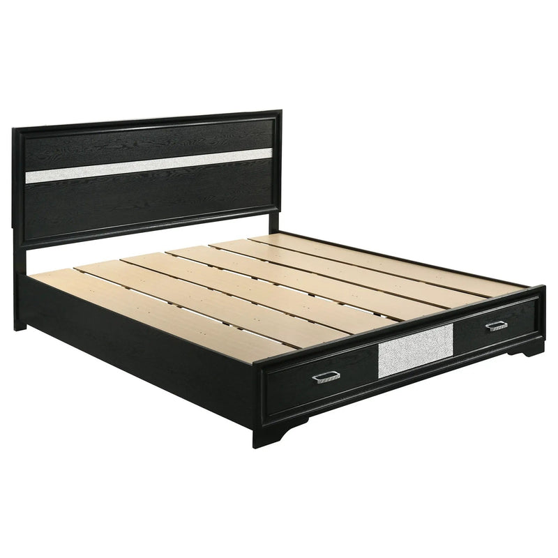 Miranda 5-piece California King Bedroom Set Black by Unique Piece Furniture