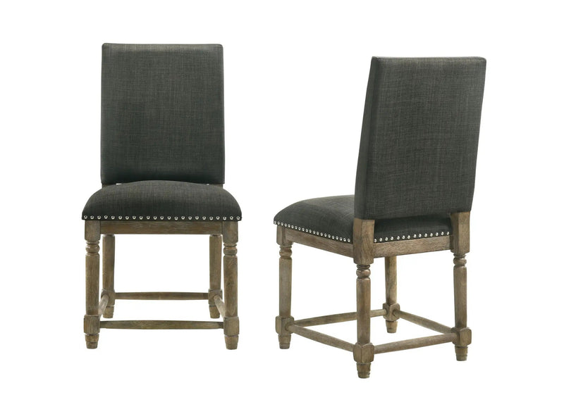Everton - Fabric Chair With Nailhead Trim by HouseOfZazla